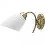 Wall lamp ActiveJet NIKITA Patyna E27 single‑bulb, metal housing, IP20, 220–240V, 60W, white glass