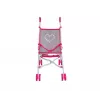 Stroller milly mally Julia Prestige Pink — lightweight compact doll stroller, model 2722