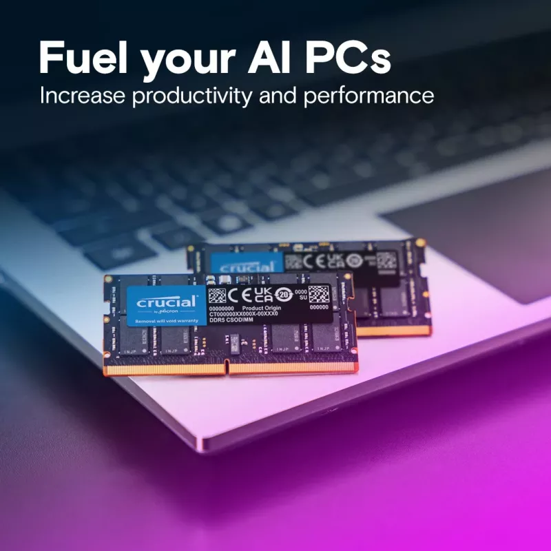 Notebook memory DDR5 CSODIMM 32GB (1*32GB)/6400 CL52