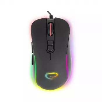 Gaming mouse ESPERANZA EGM303 USB Type-C, optical 2400 DPI, 7 buttons, RGB, right-hand, black