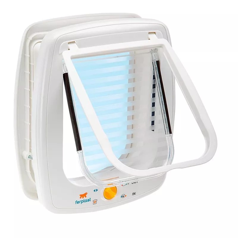 FERPLAST Swing 9 - Door for medium dogs and large cats, white