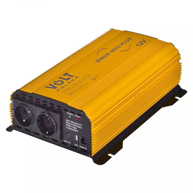 Power inverter Volt Sinus 4000 Plus 4000W 12V — pure sine, 4000 W continuous, 12 V DC input