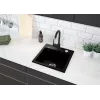 Granite 1-BOWL Sink Deante Black Zorba