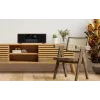 Mini tower music system JVC RD-E761, 2x8W RMS, Bluetooth 4.2, USB, CD, FM, wooden housing, black