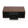 Mini tower music system JVC RD-E761, 2x8W RMS, Bluetooth 4.2, USB, CD, FM, wooden housing, black