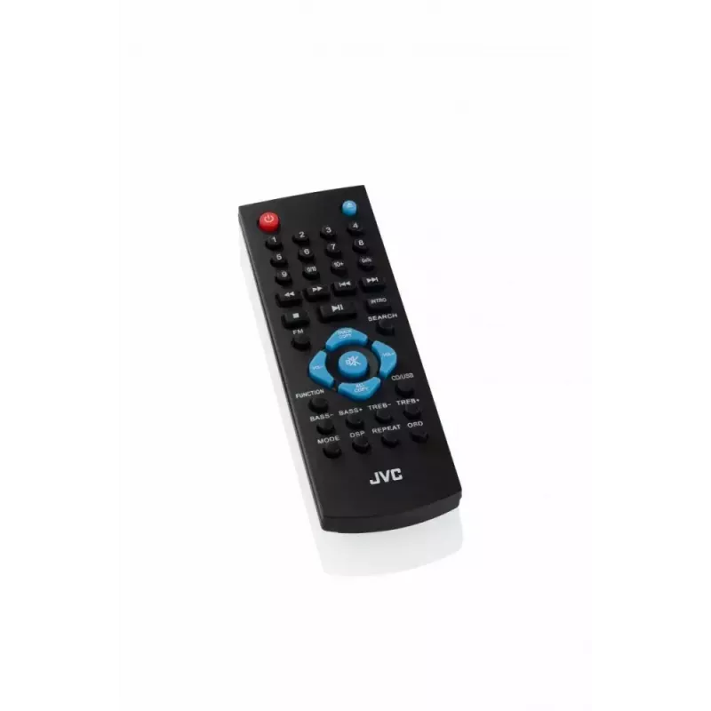 Mini tower music system JVC RD-E761, 2x8W RMS, Bluetooth 4.2, USB, CD, FM, wooden housing, black