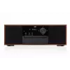 Mini tower music system JVC RD-E761, 2x8W RMS, Bluetooth 4.2, USB, CD, FM, wooden housing, black