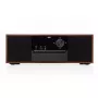 Mini tower music system JVC RD-E761, 2x8W RMS, Bluetooth 4.2, USB, CD, FM, wooden housing, black