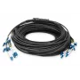 Digitus Pre-assembled Fiberglass Universal Breakout Cable Single Mode OS2 12 Fibers LC/UPC 100m
