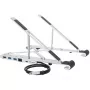 Portable Stand with Integrated Dock Docking station + notebook holder USB-C 3.2 Gen 1 Thunderbolt 3