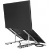 Portable Stand with Integrated Dock Docking station + notebook holder USB-C 3.2 Gen 1 Thunderbolt 3