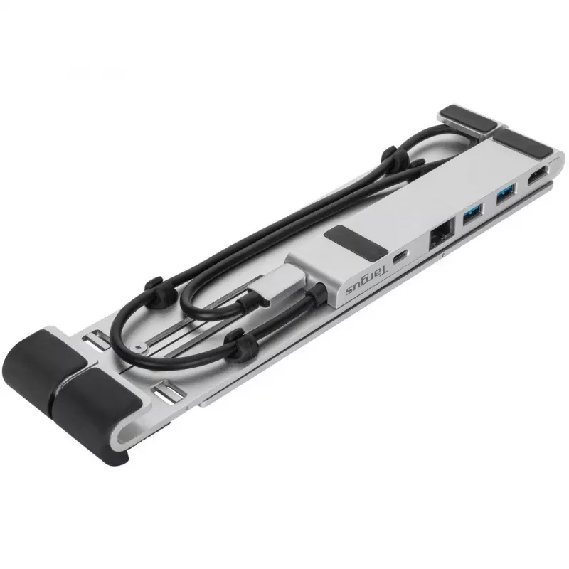 Portable Stand with Integrated Dock Docking station + notebook holder USB-C 3.2 Gen 1 Thunderbolt 3
