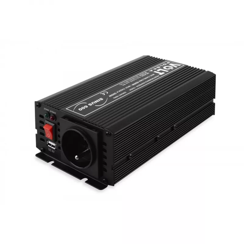 Power inverter Volt SINUS-600 12V to 230V 300W continuous 600W peak