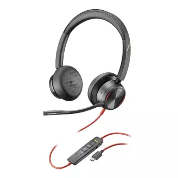 Poly Blackwire 8225 Stereo Headset - On-Ear - USB-C, Wired (214407-01)