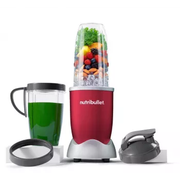 NutriBullet NB907R 0.9 L Cooking blender 900 W Red, Silver