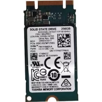 Lenovo Toshiba - SSD - 256 GB - internal - M.2 2242 - PCIe 3.0 x2 (NVMe)