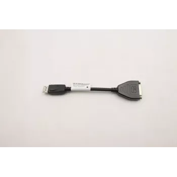 DisplayPort to DVI adapter Lenovo 5C10V06000 — DisplayPort (male) to DVI-D (female) passive dongle