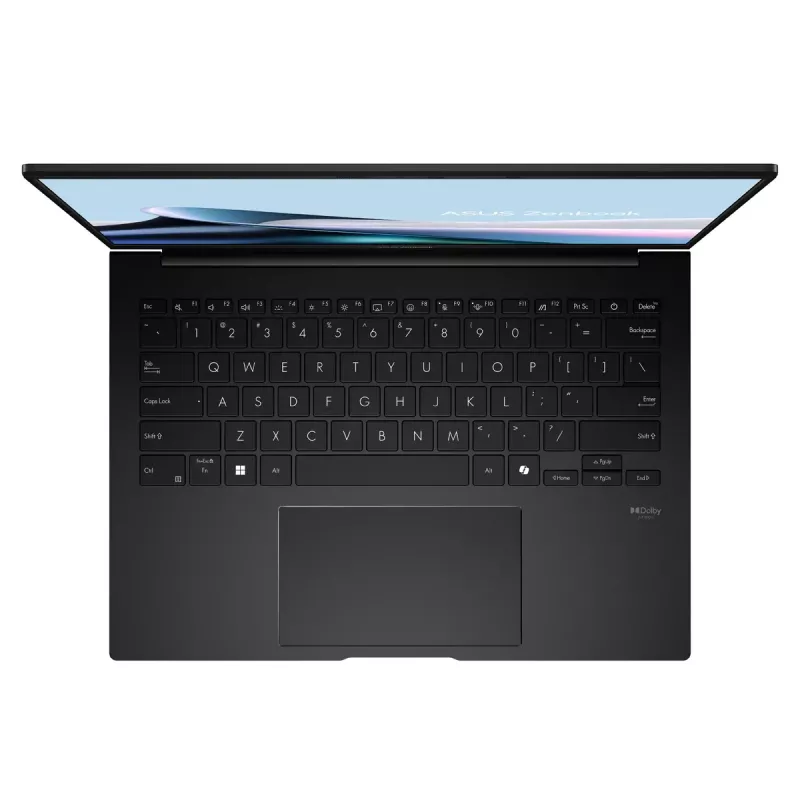 Laptop ASUS Zenbook 14 OLED UM3406KA-WS79T — 14 inch WUXGA touchscreen, AMD Ryzen AI 7 350 2 GHz, 32 GB LPDDR5x, 1 TB SSD, Windows 11 Home, Black