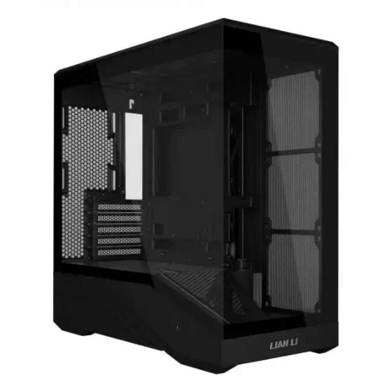 Mini Tower PC Case Lian Li Vector V100R MINI — Mini-ITX/Micro-ATX, tempered glass, 3x120mm side + 1x120mm rear fans, 2x 2.5 inch + 1x 3.5 inch bays, black