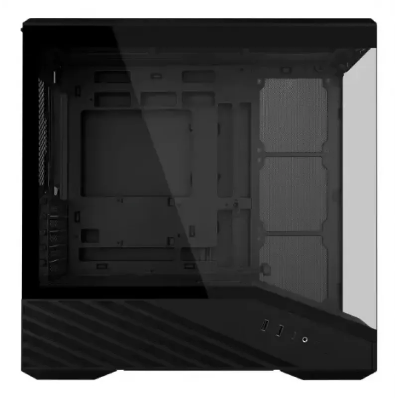 Mini Tower PC Case Lian Li Vector V100R MINI — Mini-ITX/Micro-ATX, tempered glass, 3x120mm side + 1x120mm rear fans, 2x 2.5 inch + 1x 3.5 inch bays, black