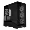 Mini Tower PC Case Lian Li Vector V100R MINI — Mini-ITX/Micro-ATX, tempered glass, 3x120mm side + 1x120mm rear fans, 2x 2.5 inch + 1x 3.5 inch bays, black