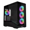 Mini Tower PC Case Lian Li Vector V100R MINI — Mini-ITX/Micro-ATX, tempered glass, 3x120mm side + 1x120mm rear fans, 2x 2.5 inch + 1x 3.5 inch bays, black