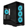 Mini Tower PC Case Lian Li Vector V100R MINI — Mini-ITX/Micro-ATX, tempered glass, 3x120mm side + 1x120mm rear fans, 2x 2.5 inch + 1x 3.5 inch bays, black