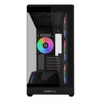 Mini Tower PC Case Lian Li Vector V100R MINI — Mini-ITX/Micro-ATX, tempered glass, 3x120mm side + 1x120mm rear fans, 2x 2.5 inch + 1x 3.5 inch bays, black