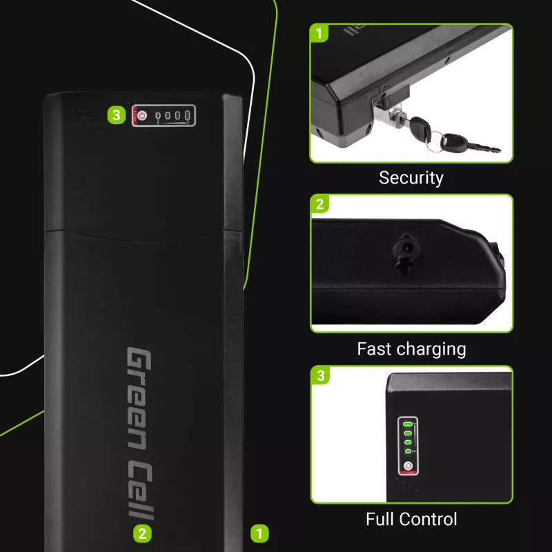 E-Bike Battery - Rear Rack - 24V - 13Ah