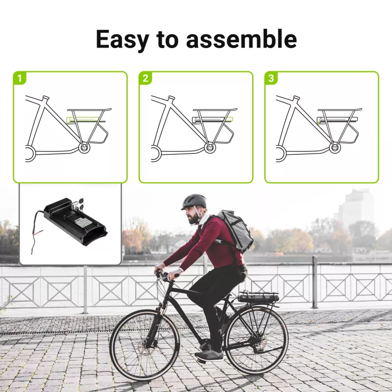 E-Bike Battery - Rear Rack - 24V - 13Ah