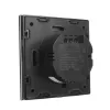 Wall light switch MACLEAN MCE710B single-touch touch control, built-in wall plate compatible