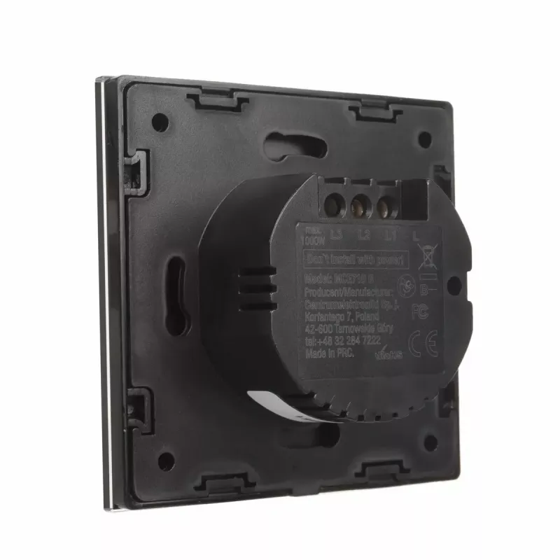 Wall light switch MACLEAN MCE712B single touch — smart single-gang switch