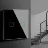 Wall light switch MACLEAN MCE712B single touch — smart single-gang switch