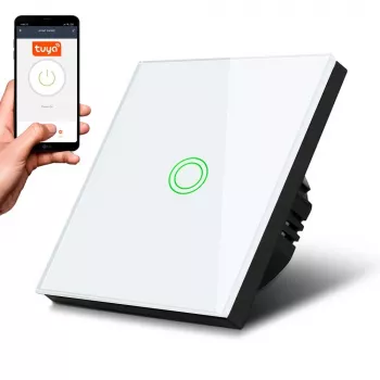 Smart Wi‑Fi touch light switch MACLEAN MCE715W — touch control, Wi‑Fi connectivity