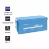 Qoltec 53707 Vehicle Battery Lithium Iron Phosphate 200 Ah 12.8 V