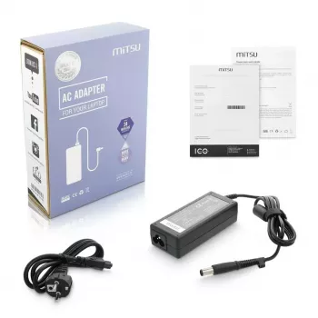 Power adapter MITSU HP 18.5V 3.5A for HP laptops, MPN 5ZM024