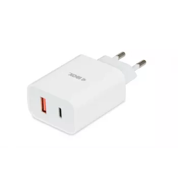 Indoor Charger iBox C-36 Universal White USB Fast Charging
