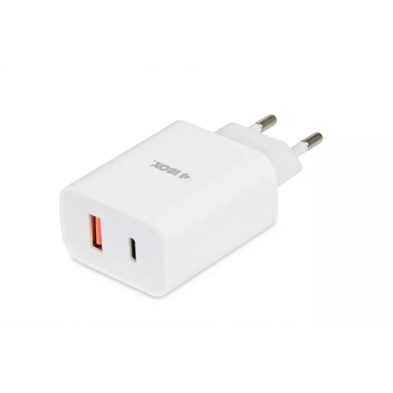 Indoor Charger iBox C-36 Universal White USB Fast Charging