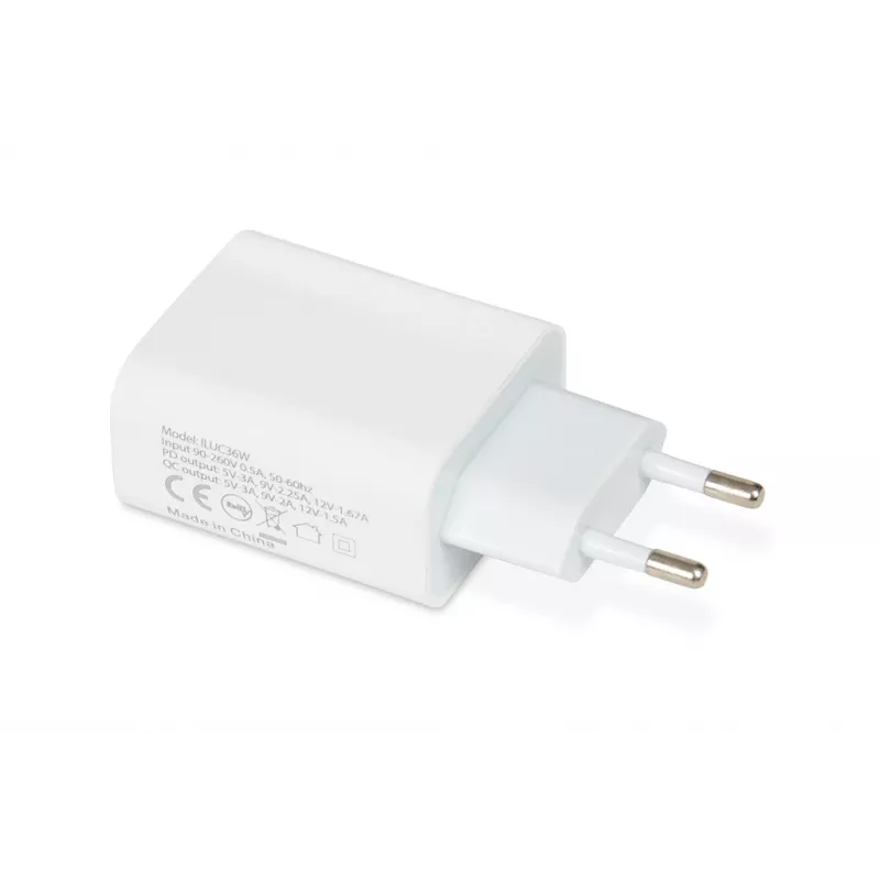 Indoor Charger iBox C-36 Universal White USB Fast Charging