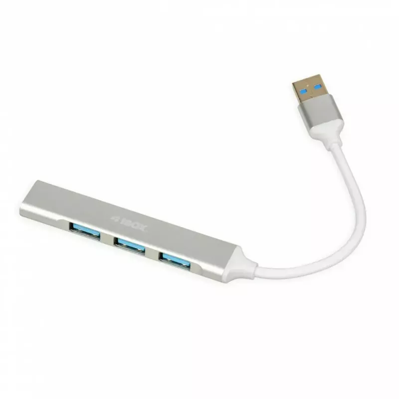 USB hub IBOX IUH3FAS — 1× USB 3.0, 3× USB 2.0