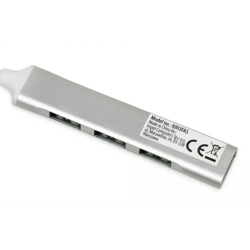 USB hub IBOX IUH3FAS — 1× USB 3.0, 3× USB 2.0