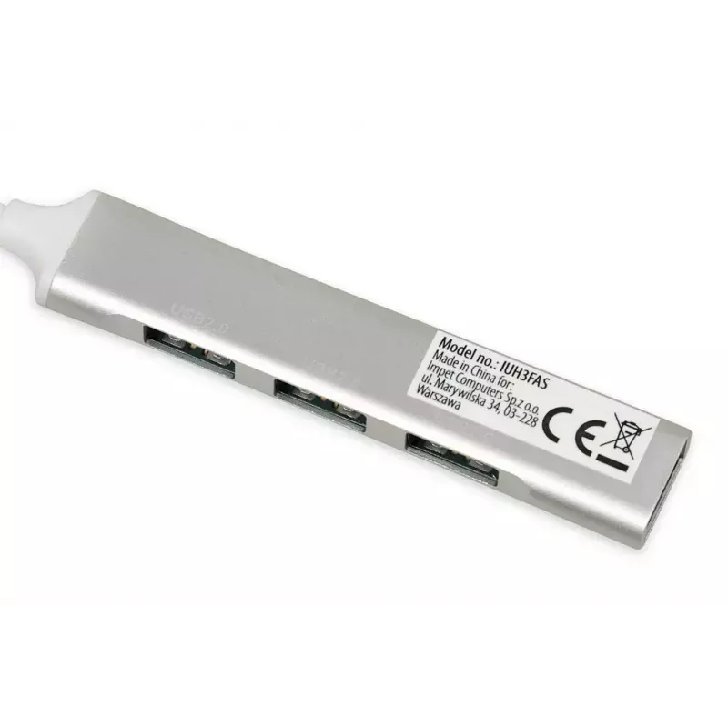 USB hub IBOX IUH3FAS — 1× USB 3.0, 3× USB 2.0