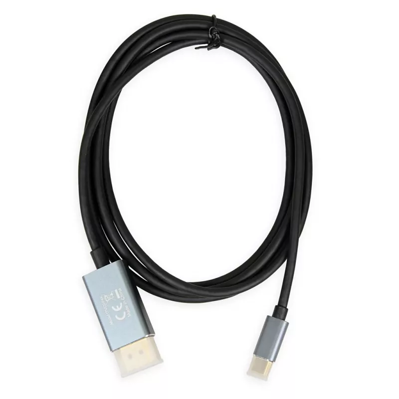 Video cable adapter IBOX ITVCDP4K USB Type-C to DisplayPort 1.8 m Black