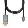 Video cable adapter IBOX ITVCDP4K USB Type-C to DisplayPort 1.8 m Black