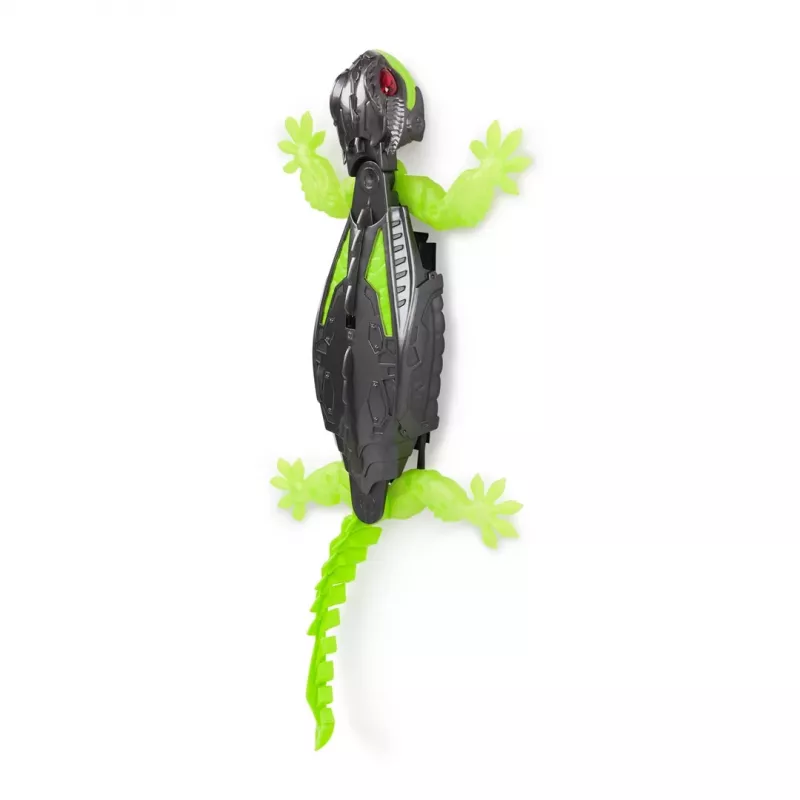 HEX BOTS | Interactive Toy Wall Crawler Gecko RC Robot | Green/Grey