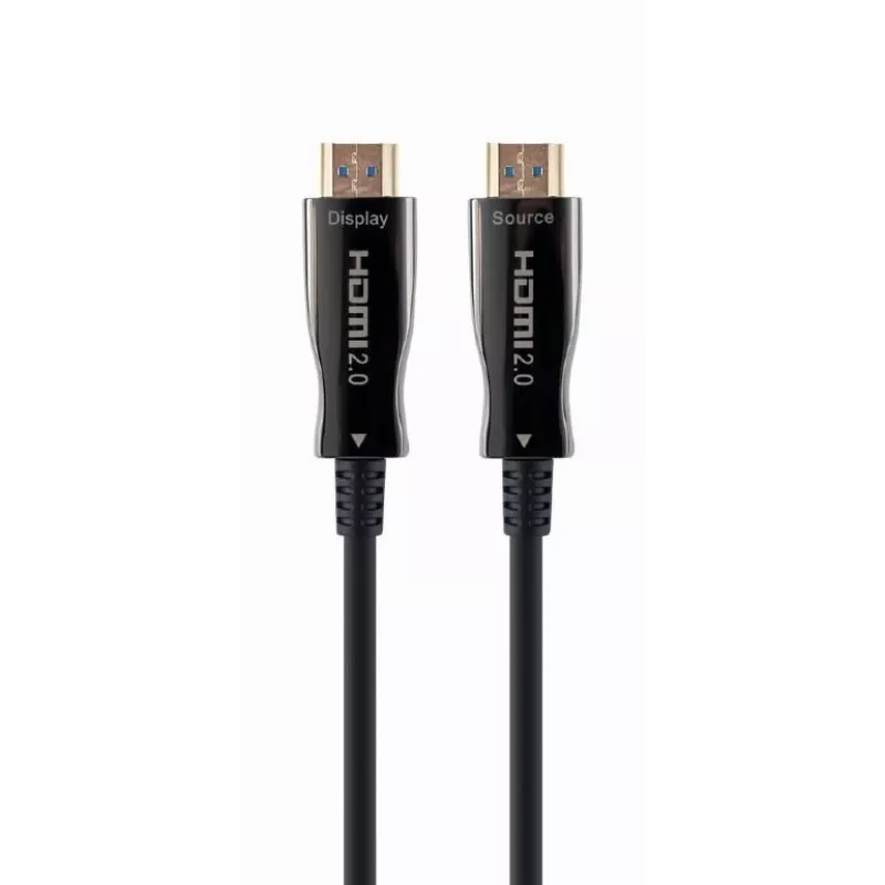 HDMI cable Gembird CCBP-HDMI-AOC-50M-02 50 m, HDMI Type A, HDMI 2.0, 18 Gbit/s, black