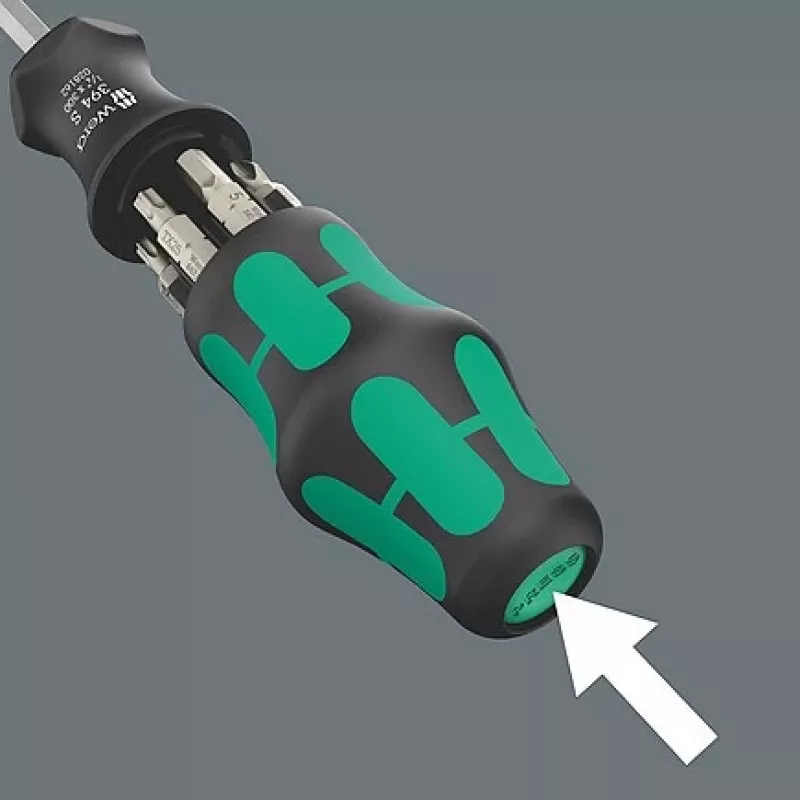 Wera Kraftform compact 27 XL SHK 1 Plumbing Bit-Screwdriver 1/4 300 mm (05136075001)