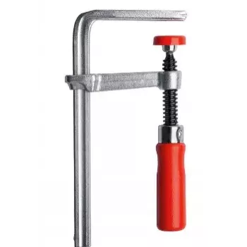 Clamp Bessey GTR12 — opening 12 cm, stainless steel, red, clamping force 244.73 kg