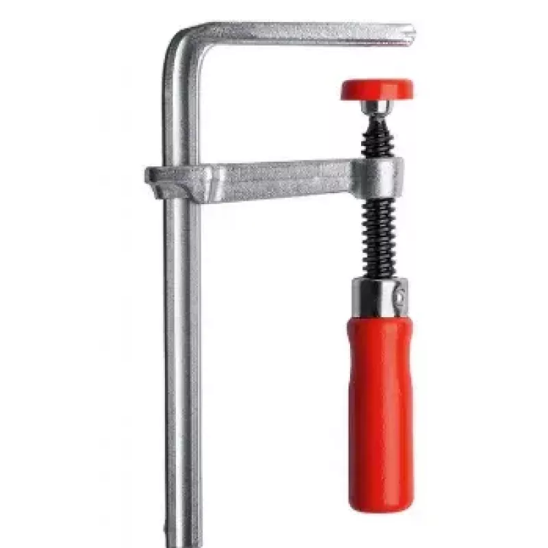 Clamp Bessey GTR12 — opening 12 cm, stainless steel, red, clamping force 244.73 kg