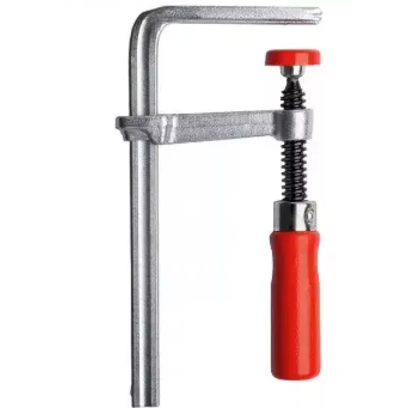 Clamp Bessey GTR12 — opening 12 cm, stainless steel, red, clamping force 244.73 kg